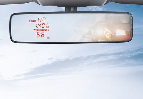 Spiegelwegstreckenzähler SPW-03 – heute Taxi, morgen Mietwagen